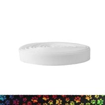 3/4 Inch Polyester Ribbon Rainbow Paws