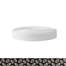 3/4 Inch Polyester Ribbon Sugar Skulls Black