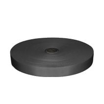 1 Inch Polyester Satin Charcoal