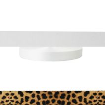 1 Inch Polyester Satin Leopard