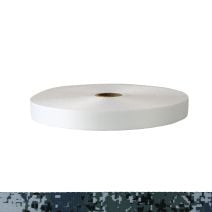 3/4 Inch Polyester Satin Camouflage Digital Blue