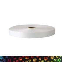 3/4 Inch Polyester Satin Rainbow Paws