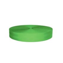 1-1/2 Inch Polyester Seatbelt Webbing Lime Green