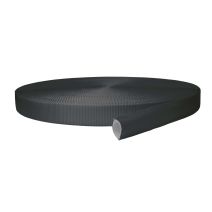 1 Inch Tubular Polyester Charcoal