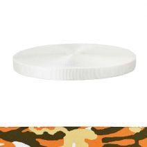 1 Inch Tubular Polyester Webbing  Camouflage Autumn