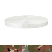 1 Inch Tubular Polyester Webbing  Camouflage Flecktarn