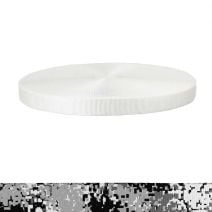1 Inch Tubular Polyester Webbing  Camouflage Digital Winter