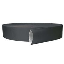 2 Inch Tubular Polyester Charcoal