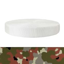 2 Inch Tubular Polyester Webbing  Camouflage Flecktarn