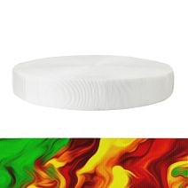 2 Inch Tubular Polyester Webbing  Wicked Rasta
