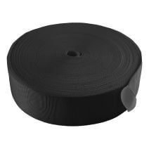2 1/3 Inch Tubular Polyester Black