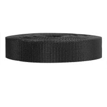 1 Inch Heavyweight Polypropylene Black