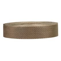 1 Inch Lightweight Polypropylene Tan