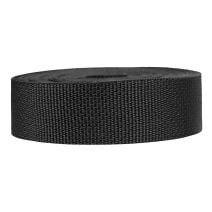 1-1/2 Inch Lightweight Polypropylene Black