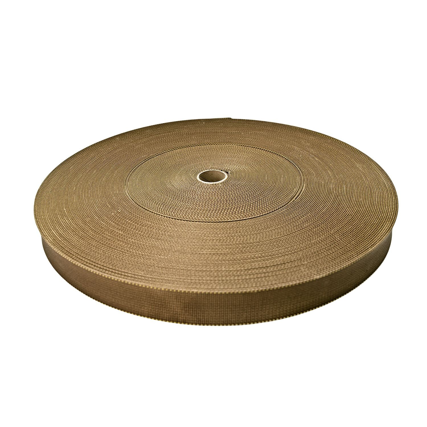 1 3/4 Inch Commercial Military Style 27265 Nylon Webbing Coyote Brown