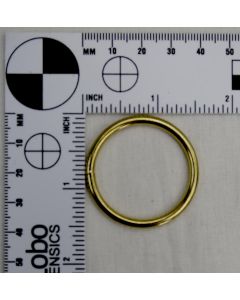 1 Inch Clearance Brass Plated O-Ring