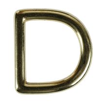 1 Inch Solid Brass D-Ring