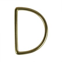 2 Inch Solid Brass D-Ring