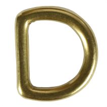 1/2 Inch Solid Brass D-Ring