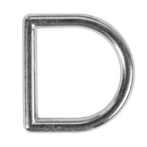 3/4 Inch Squared Metal D-Ring