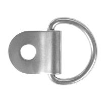3/4 Inch Stainless Steel D-Ring with Clip