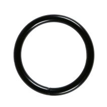 2 Inch Black Plated Metal O-Ring