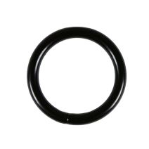 1 1/2 Inch Black Plated Metal O-Ring