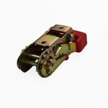 1 Inch Red Padded Ratchet Buckle