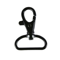 1 Inch Light Duty Black Plated Metal Trigger Snap