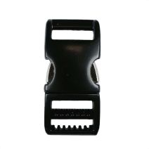 5/8 Inch Anodized Aluminum Side Release Buckle Gloss Black