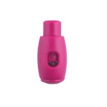 Hot Pink Bowling Pin Style Plastic Cord Lock