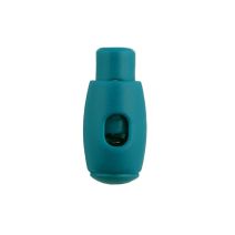 Teal Bowling Pin Style Plastic Cord Lock