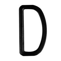 2 Inch Plastic D-Ring Black
