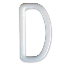 2 Inch Plastic D-Ring White