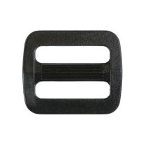 3/4 Inch Plastic 3-Bar Slide Thin Bar Black