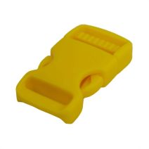 3/4 Inch Plastic Side Release Buckle Single Adjust Yellow