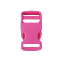 1 Inch Plastic Single Adjust Side Release Buckle Pink