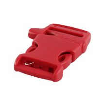 1 Inch Whistle Side Release Buckle Single Adjust Red