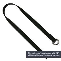 1 1/2 Inch Double D-Ring Strap