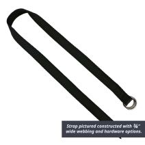1 1/2 Inch Double O-Ring Strap
