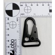 1 Inch Clearance Black Plated HK Snap