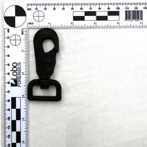 1 Inch Clearance Black Plated Metal Beefy Bolt Snap