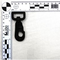 3/4 Inch Clearance Black Plated Beefy Bolt Snap