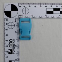 5/8 Inch Clearance Plastic Side Release Buckle No Adjust Light Blue