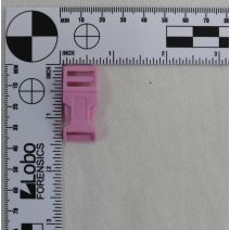 5/8 Inch Clearance Plastic Side Release Buckle Contoured Pink
