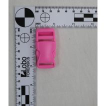 3/4 Inch Clearance Plastic Side Release Buckle Single Adjust Pink