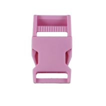 1 Inch Clearance Plastic Side Release Buckle Single Adjust Slipper Pink