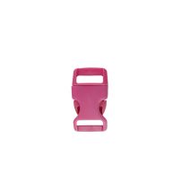 5/8 Inch Clearance Plastic Side Release Buckle Single Adjust Rose Pink