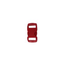 3/8 Inch Clearance Plastic Side Release Buckle Single Adjust  Red