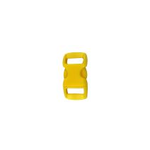 3/8 Inch Clearance Plastic Side Release Buckle Single Adjust Yellow